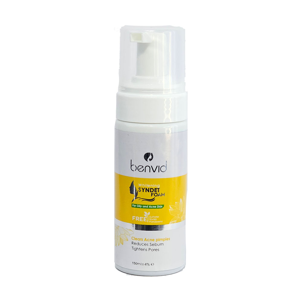 Sydent Foam Benvid Clears Acne 2 فوم شستشوی صورت مناسب پوست چرب و جوش دار بنوید